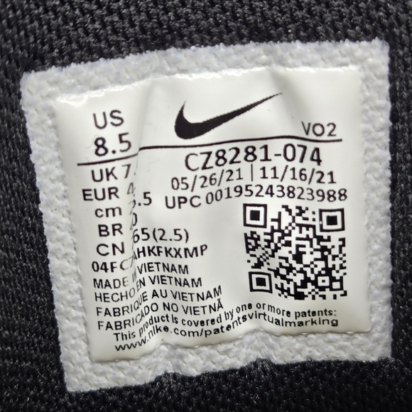 Nike Men\'s Metcon 7 Black White Pattern Work Out Shoes Size 8.5 main image 4